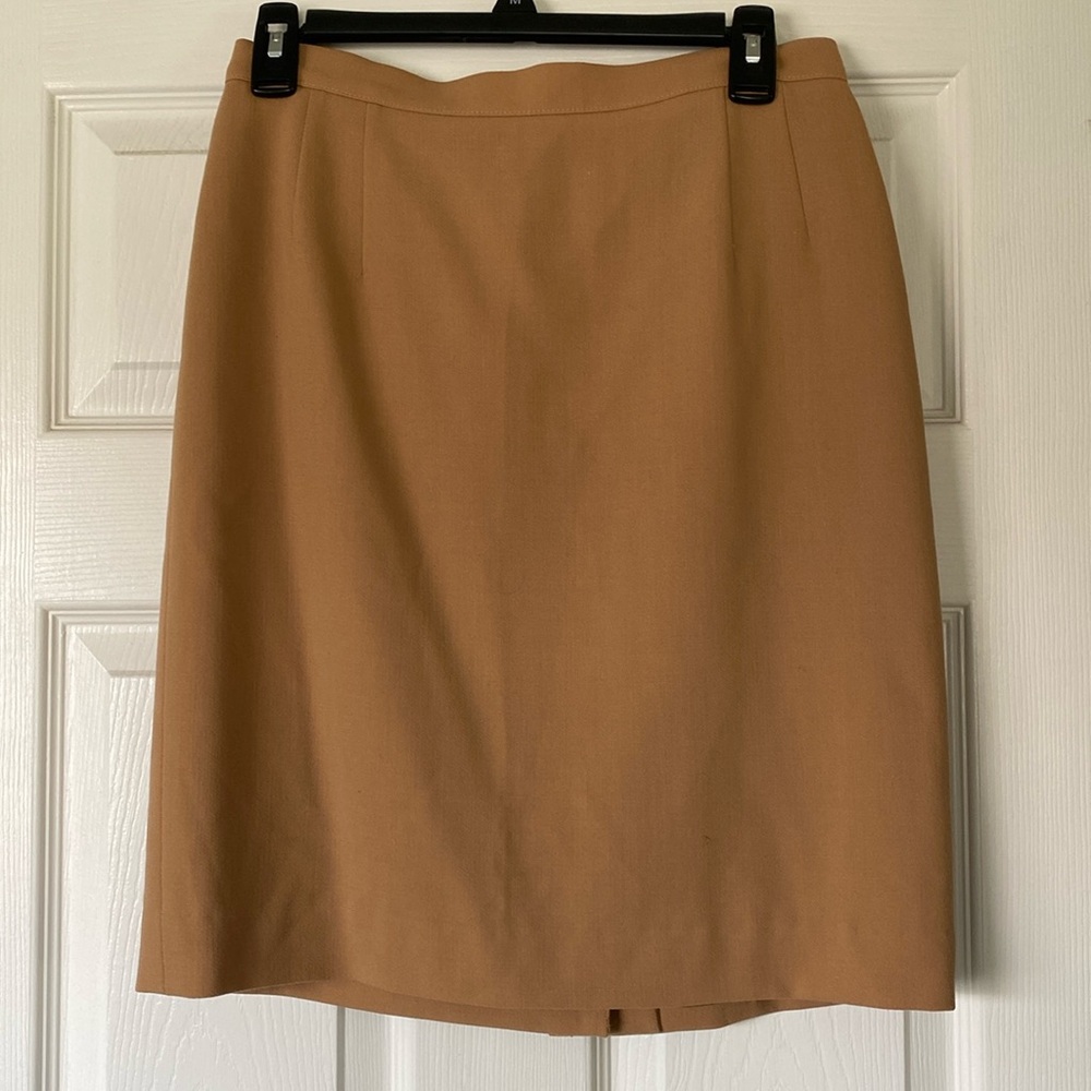 Vintage Giorgio Armani Le Collezioni Tan Pencil Skirt